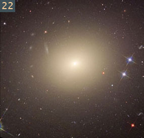 22 Eliptical galaxy core