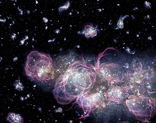 young galaxy nebula stars
