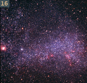 16 magelanic star field